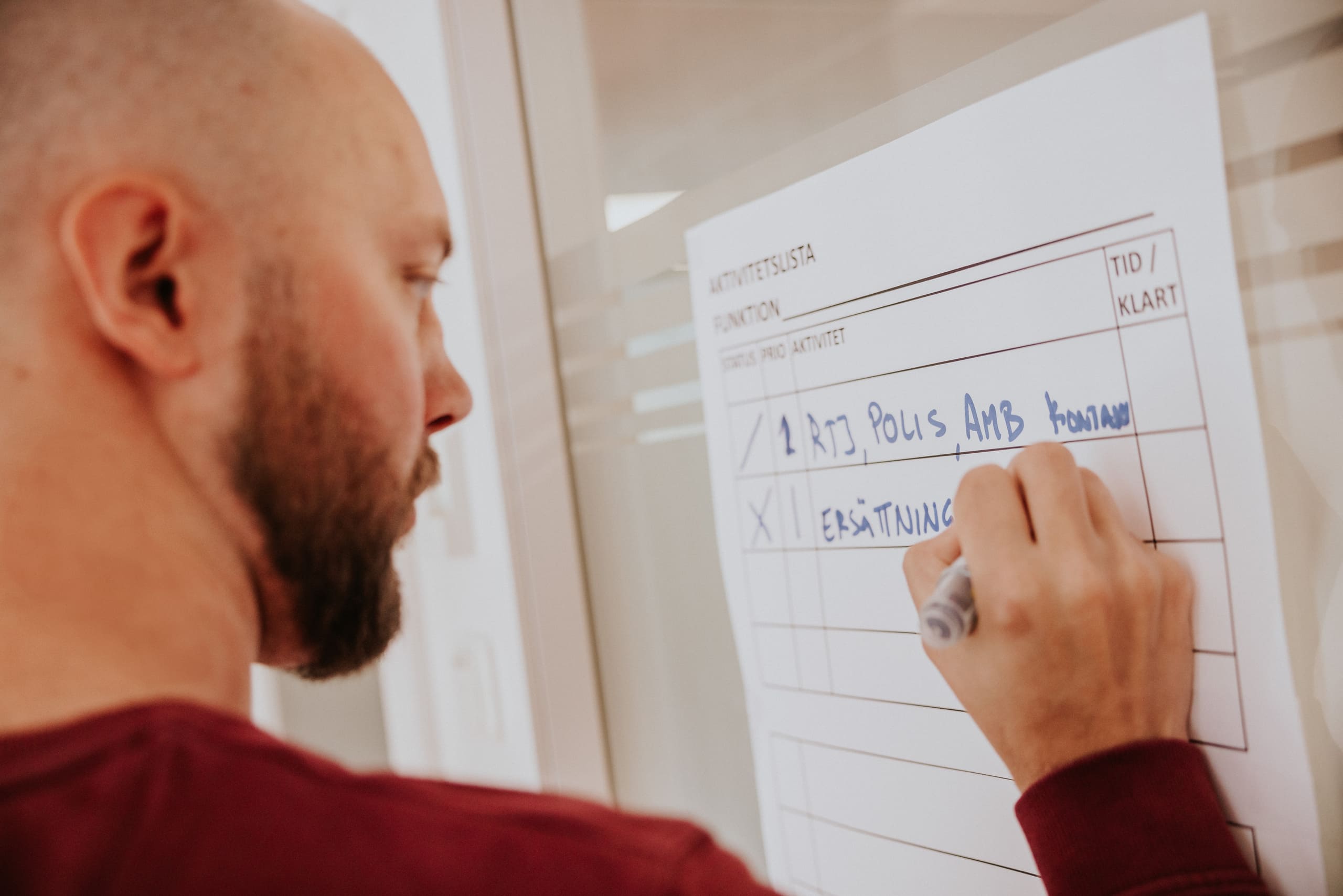 Planering och uppföljning av uppgifter inom krisberedskap